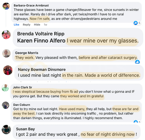 Headlight Glasses™ with GlareCut Technology