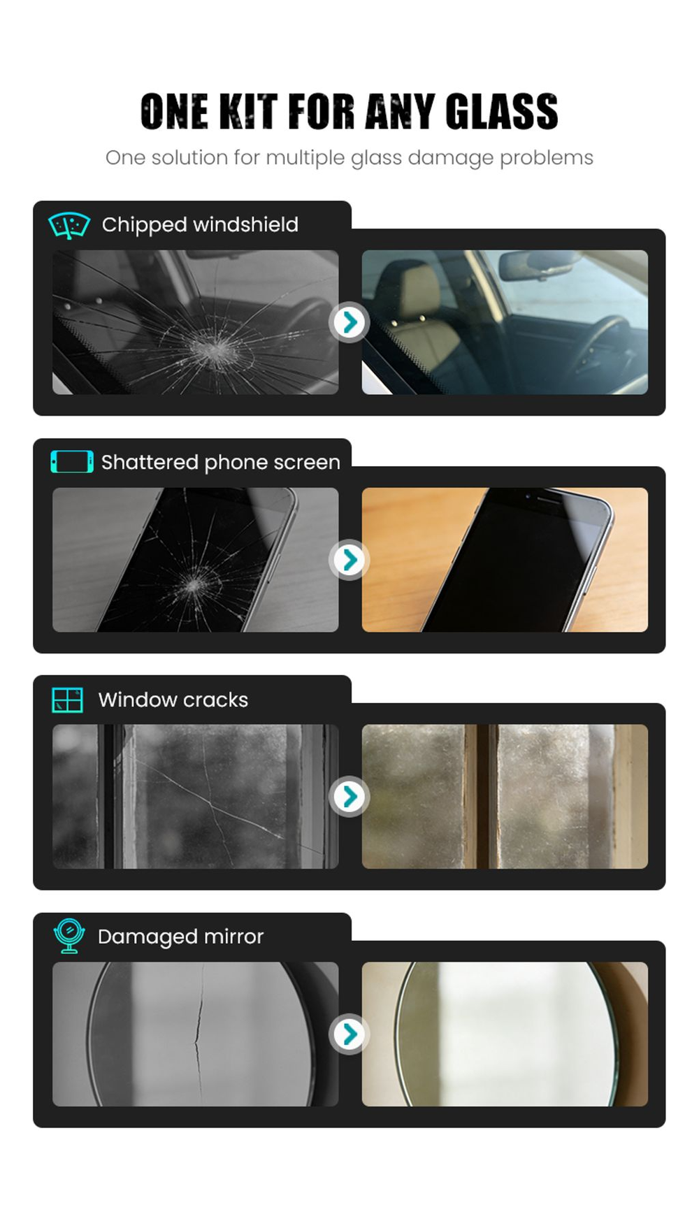 🔥2026 New Car Windshield Crack Repair Fluid 🔥