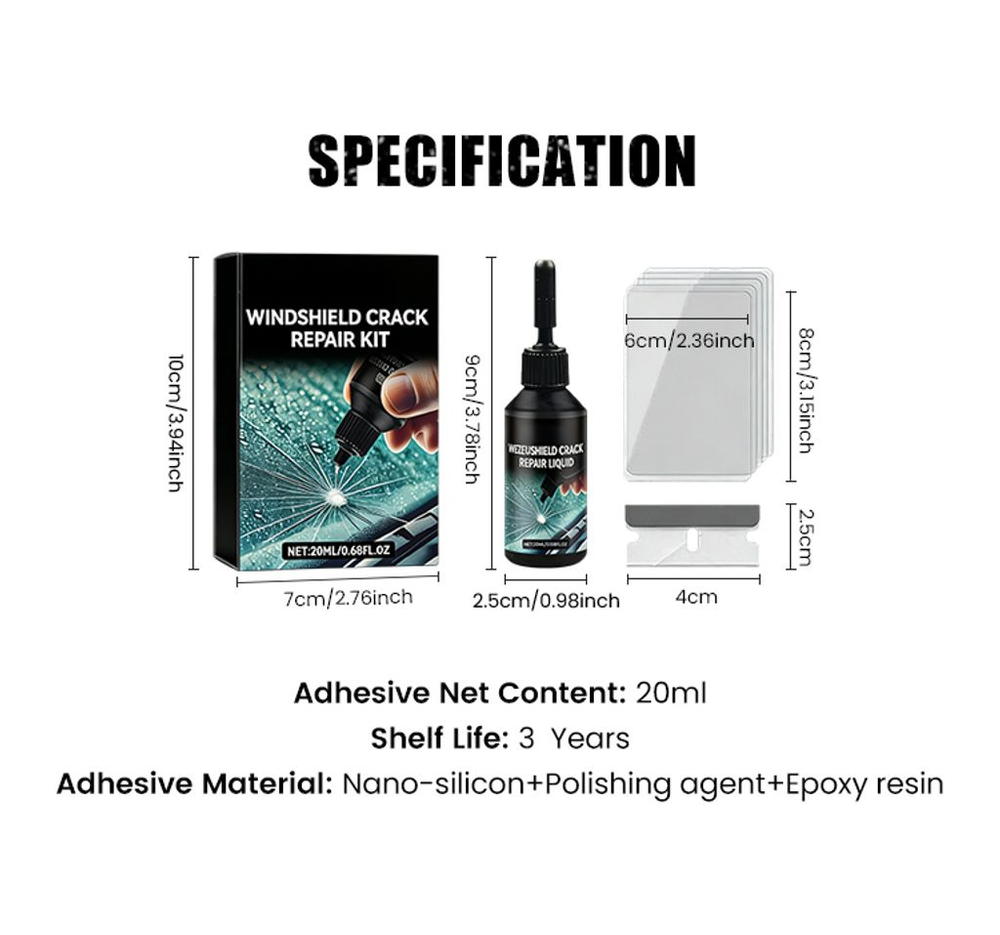 🔥2026 New Car Windshield Crack Repair Fluid 🔥
