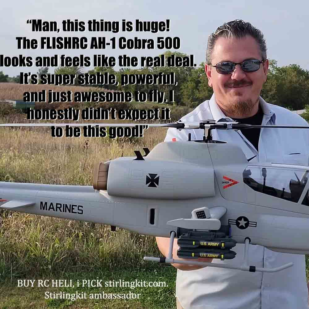 π₯ LIMITED TIME 50% OFF β FL500 AH-1 Cobra L7 Pro RC Helicopter | Almost Gone!