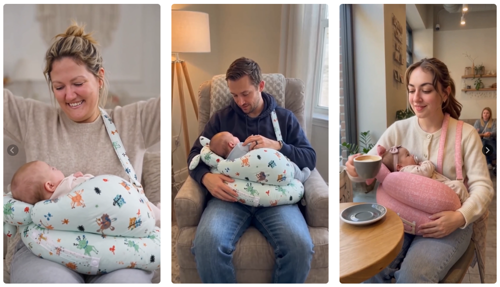 NESTORA Nursing Support Pillow