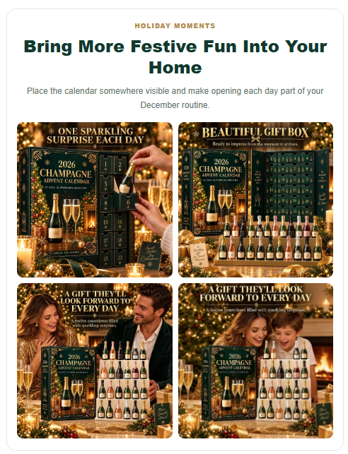 ๐
Best Gift For Christmas - Sale 49 % OFF๐
๐ฅ 24 Champagne Advent Calendar 2026 ๐